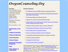 Tablet Screenshot of oregoncounseling.org